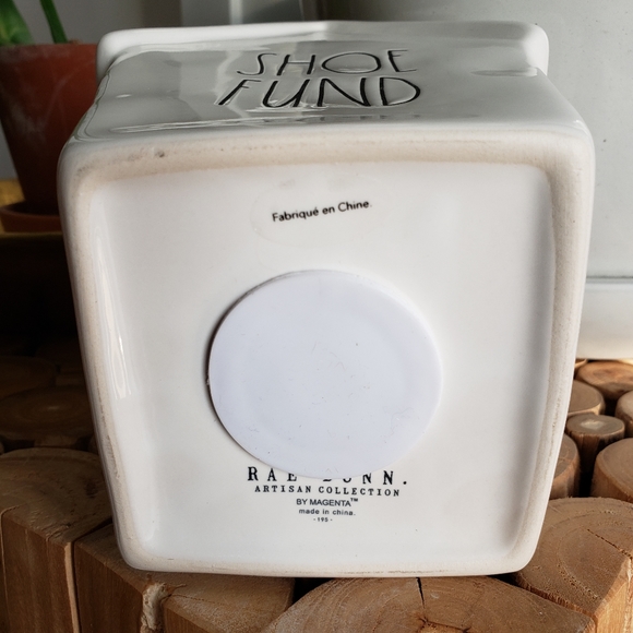 Rae Dunn Shoe Fund Piggy Bank - Picture 3 of 3